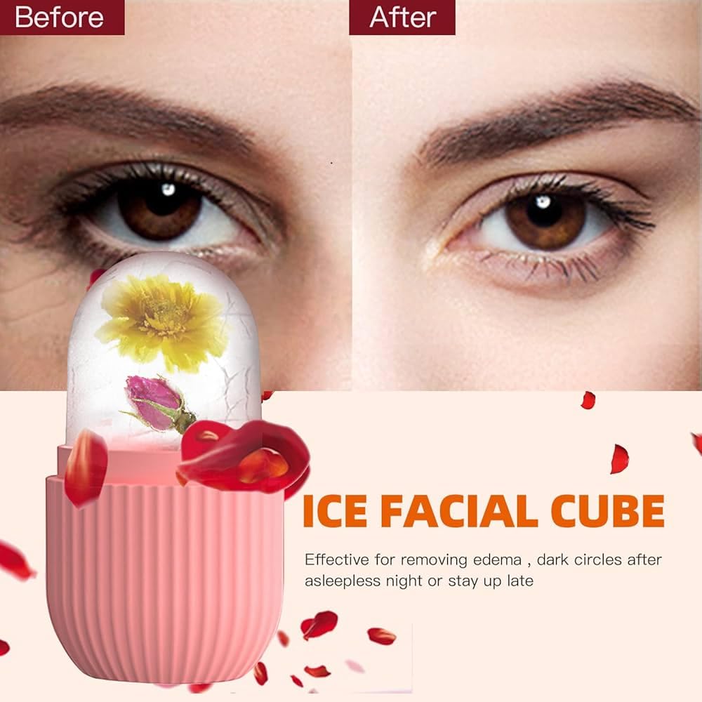 Silicone Ice Roller – Professional Facial Cooling Tool for Soothing, Depuffing, and Skin Rejuvenation Premium Quality Single Deals™