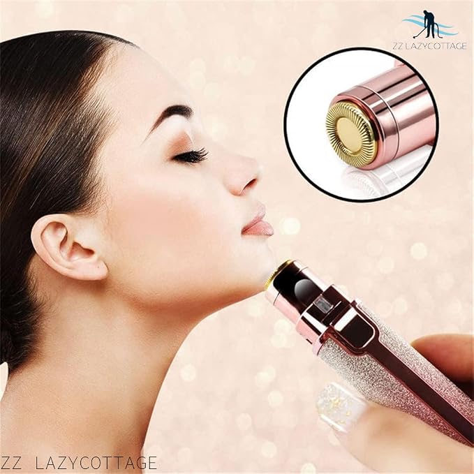 2-in-1 Glitter Flawless Hair Remover – Precision Grooming Tool for Effortless Eyebrow and Facial Hair Maintenance Premium Quality Single Deals™