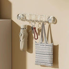 Single Deals™ Luxury Suction Cup Hooks With Five Hooks Premium Quality