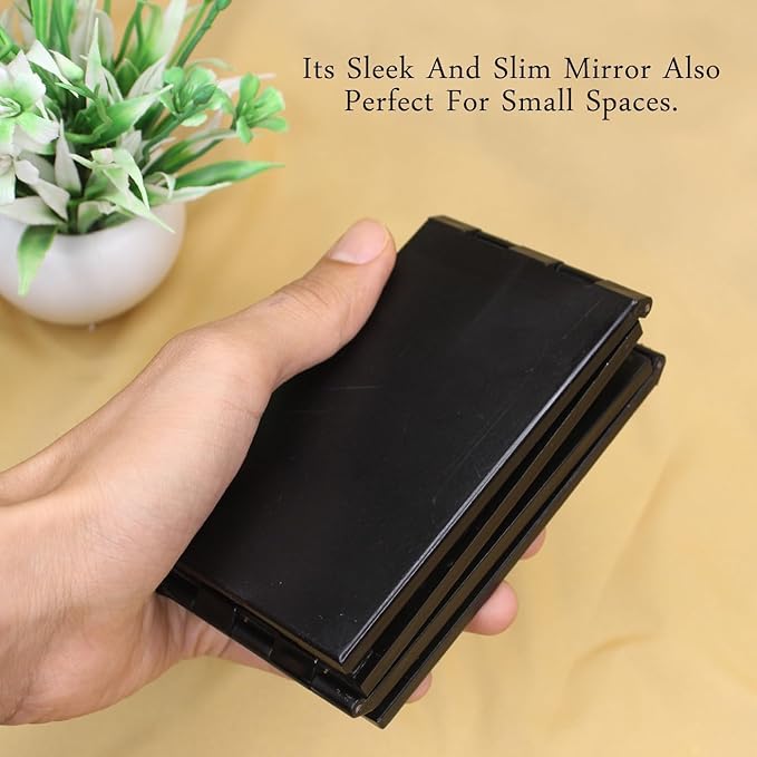 Premium Multi-Section Foldable Makeup Mirror – Adjustable, Portable Vanity Essential
