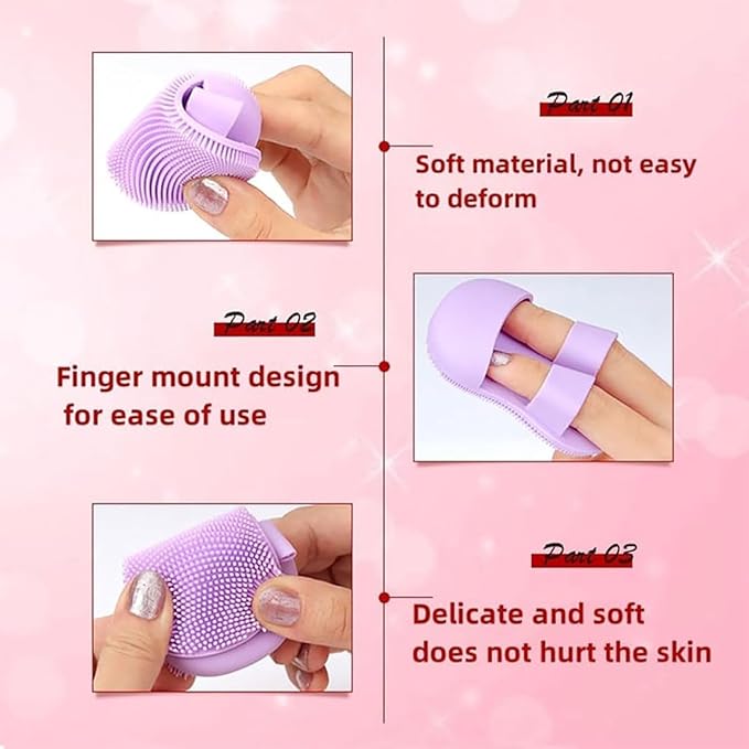 Silicone Face Scrubber – Gentle Exfoliating Cleansing Pad for Pore Refinement and Daily Skincare Routines Premium Quality Single Deals™