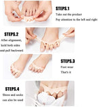 Silicone Gel Bunion Toe Corrector - Comfortable Orthopedic Toe Separator and Straightener for Pain Relief and Alignment Premium Quality Single Deals™