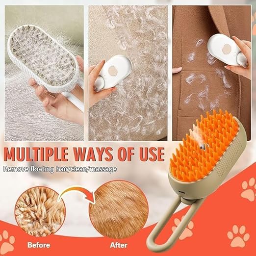 3-in-1 Spray Pet Brush – Sophisticated Maintenance Solution Premium Quality SingleDeals™