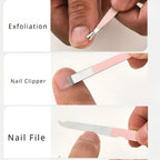 14-Piece Professional Pink Manicure Set - Complete Stainless Steel Grooming Kit in Elegant Travel Case for Comprehensive Nail and Beauty Care Premium Quality Single Deals™