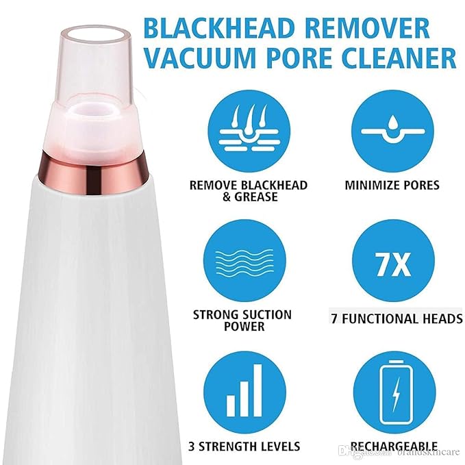 USB Multi-Functional Derma Suction – Professional Pore Cleaning & Blackhead Remover Device Premium Quality Single Deals™