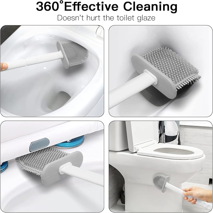 Wall-Hanging Toilet Brush Set  – Sophisticated Maintenance Solution Premium Quality SingleDeals™