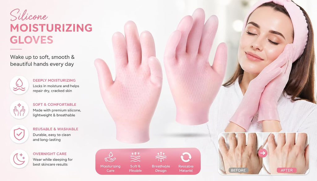 Moisturizing Spa Gel Hand Gloves – Hydrating Beauty Treatment for Soft, Rejuvenated Skin Premium Quality Single Deals™