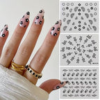3D Decorative Nail Art Sticker Set – Professional Adhesive Decals for Intricate Manicure Designs Premium Quality Single Deals™