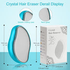 Crystal Hair Remover – Nano-Glass Exfoliating Tool for Pain-Free, Smooth Skin Maintenance Premium Quality Single Deals™