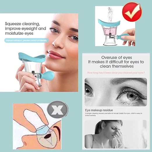 Portable Eye Wash Cup – Ergonomic Device for Gentle Eye Cleansing and Relief Premium Quality Single Deals™