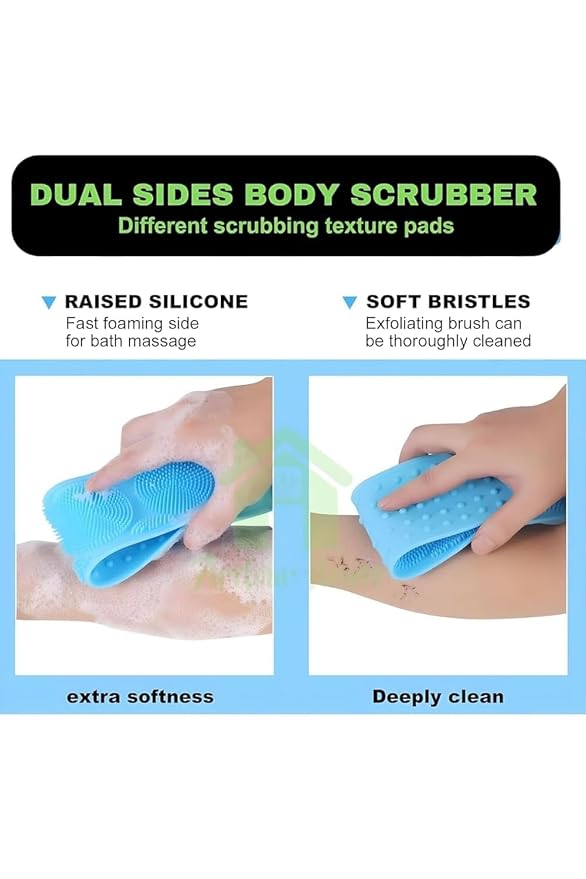 Silicone Body Scrubber Belt – Ergonomic Exfoliating Back Strap for Enhanced Shower Cleansing and Skin Wellness