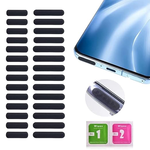 Premium Mobile Phone Dust-Proof Sticker Set – Professional-Grade Speaker and Port Protection