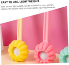 Long-Handle Sunflower Bath Brush – Ergonomic Exfoliating Back Scrubber for Enhanced Shower Comfort
