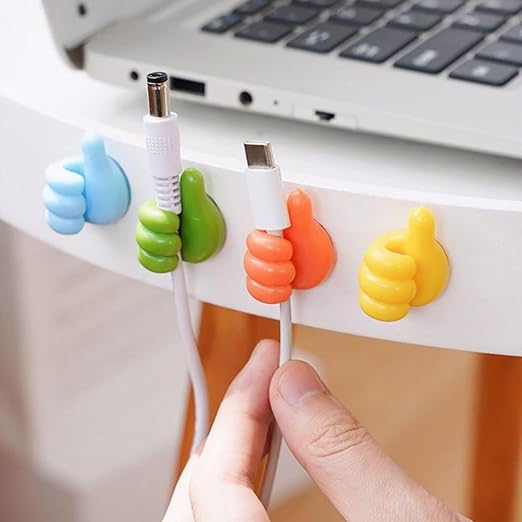 Single Deals™ Thumb Shape Hook CableOrganizer