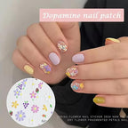 Decorative Floral Nail Art Sticker Sheets – Vibrant Adhesive Decals for Artistic Manicure Styling Premium Quality Single Deals™