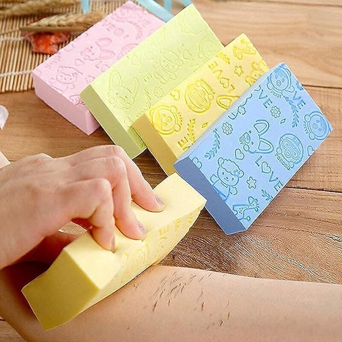 Premium Bath Scrubber Sponge – Gentle Exfoliating Body Cleaner for Soft, Smooth Skin