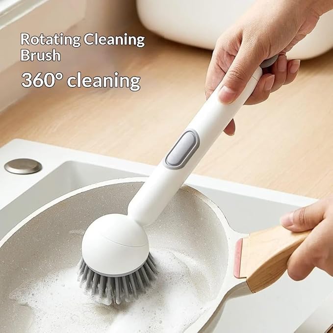 360 Rotating 2-in-1 Dish Cleaning Brush – Sophisticated Maintenance Solution Premium Quality SingleDeals™