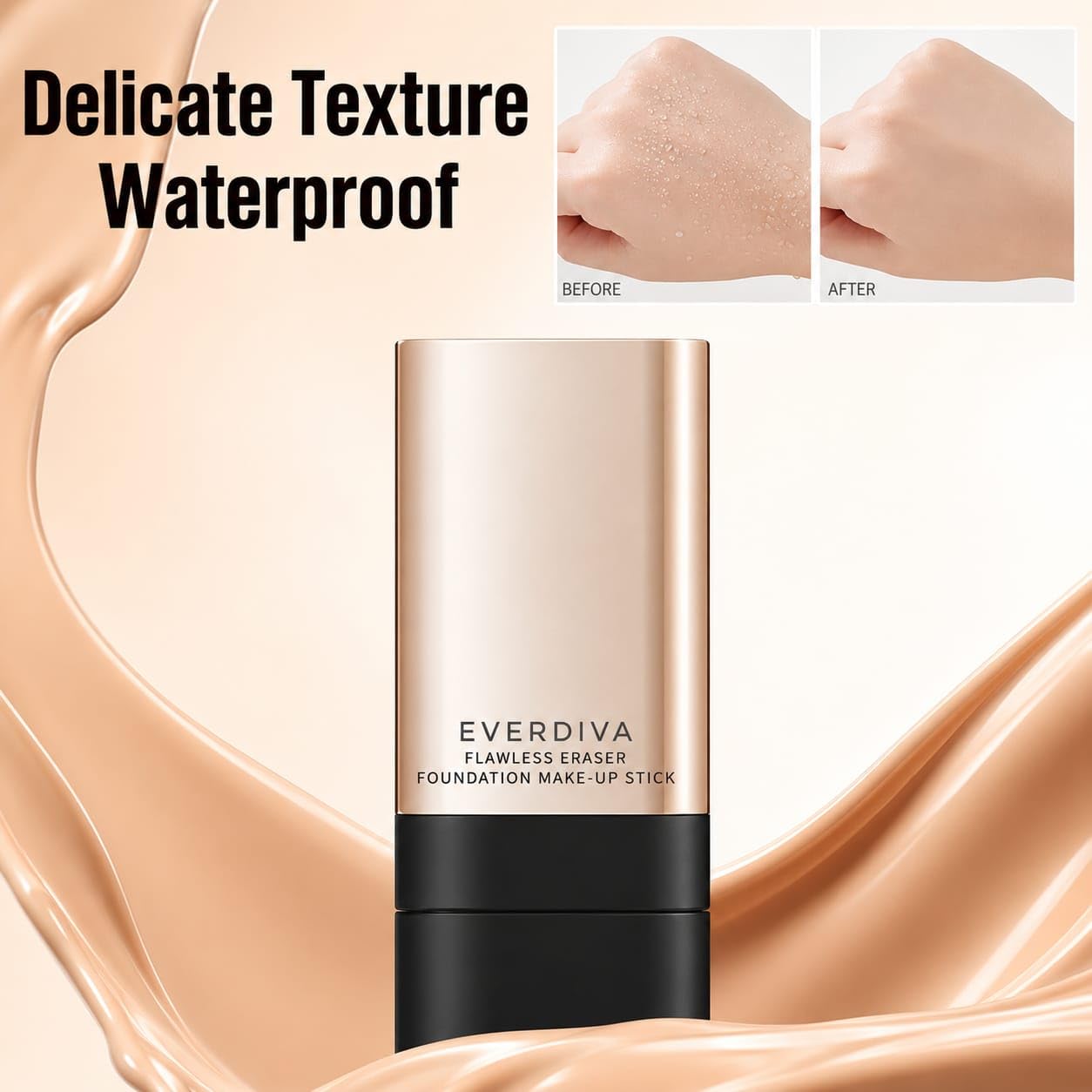2-in-1 Flawless Eraser Foundation Makeup Stick – Precision Coverage & Blending Tool for a Polished, Radiant Complexion Premium Quality Single Deals™