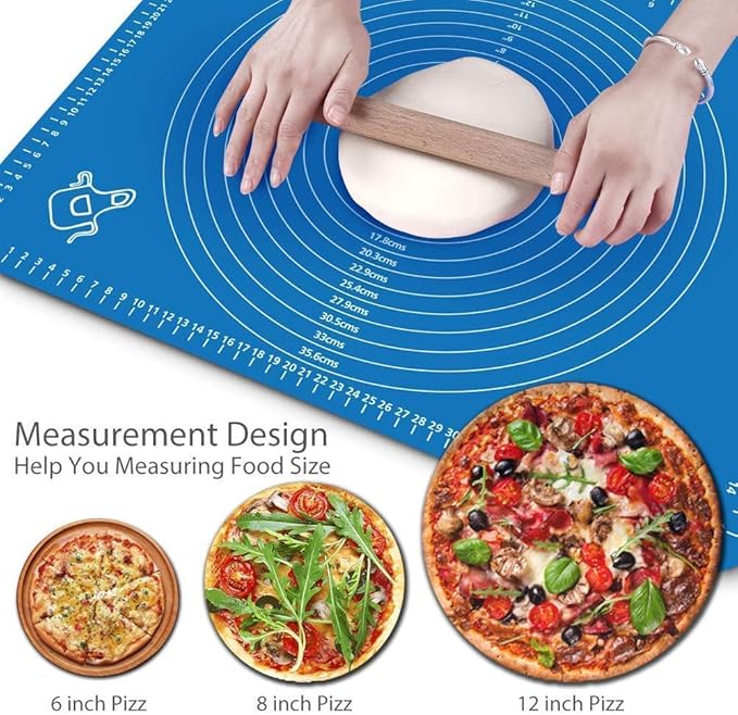 Silicone Roti/Dough Mat with Measurements – Non-Stick, Durable Baking Surface for Precision Prep and Easy Cleanup Premium Quality Single Deals™