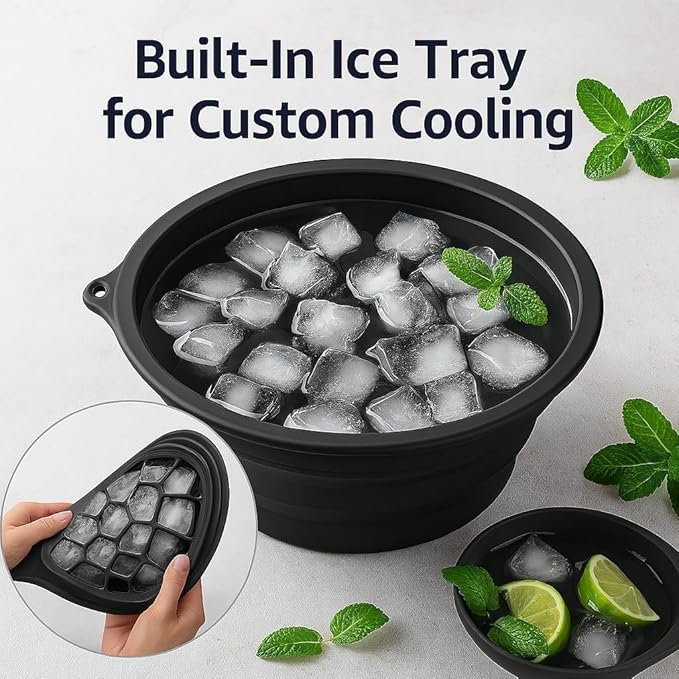 Silicone Ice Facial Bowl – Versatile Beauty Tool for Refreshing Skin Treatments