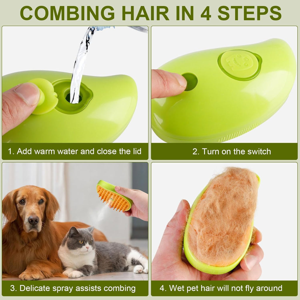 Pet Steam Brush – Sophisticated Maintenance Solution Premium Quality SingleDeals™