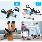 Compact Pedal Exerciser – Portable Mini Stationary Bike for Upper and Lower Body Toning Premium Quality Single Deals™