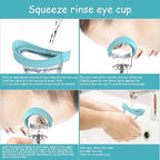 Portable Eye Wash Cup – Ergonomic Device for Gentle Eye Cleansing and Relief Premium Quality Single Deals™