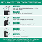 Single Deals™ 4 Digit Security Lock - Premium Quality