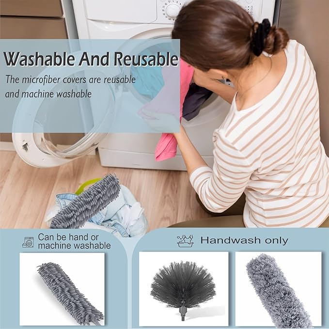 4 in 1 Microfiber Feather Duster – Sophisticated Maintenance Solution Premium Quality SingleDeals™