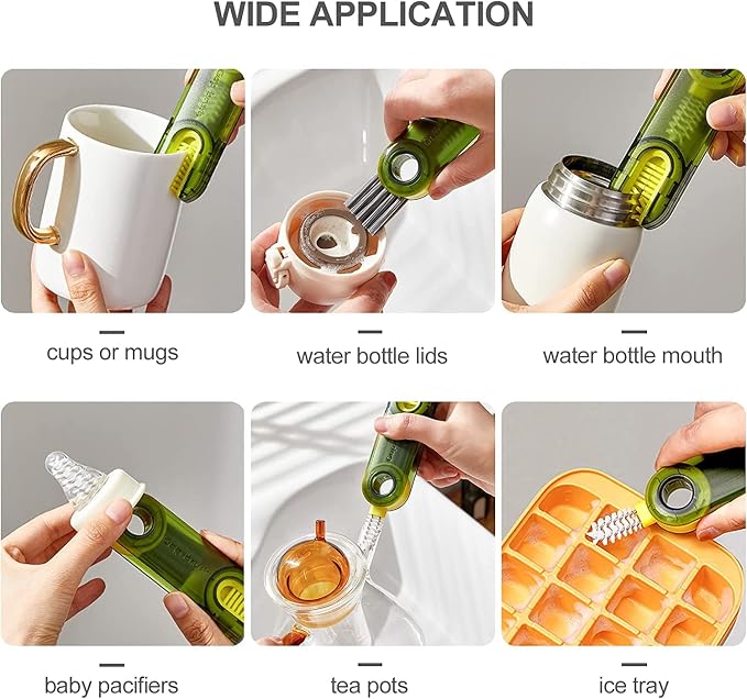 3 in 1 Bottle Brush – Sophisticated Maintenance Solution Premium Quality SingleDeals™