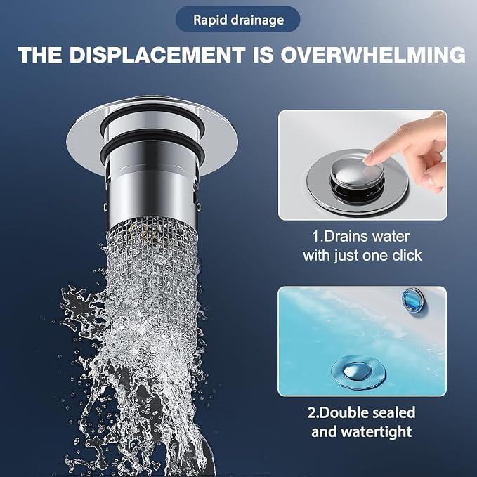 Push Button Kitchen Sink Filter – Sophisticated Maintenance Solution Premium Quality SingleDeals™