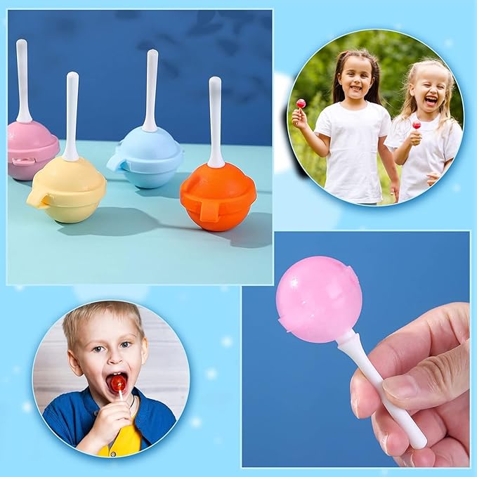 Lolipop ice Cube Tray Ice Ball Mould with Lid | Planet Shape Silicone Ice Cream & Lollipop Shape Mould – Mini DIY Popsicle Maker for Kids & Summer Fun- Reusable Summer Ice Stick Cube Tray.