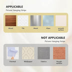 Single Deals™ Adhesive Hook and Loop Hanging Strips Picture And Frame Hanging Strips