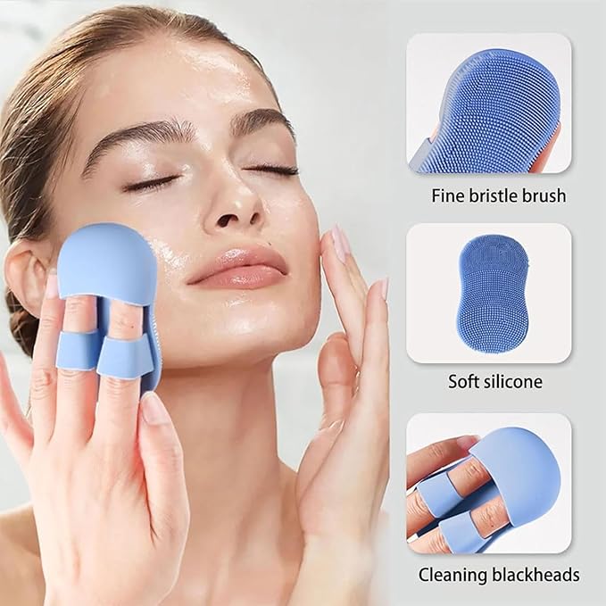 Silicone Face Scrubber – Gentle Exfoliating Cleansing Pad for Pore Refinement and Daily Skincare Routines Premium Quality Single Deals™