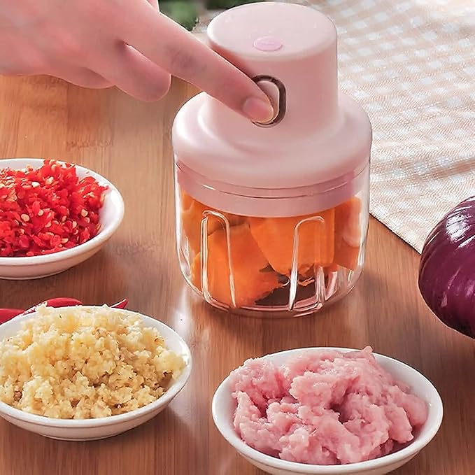 Single Deals™ Garlic  & Vegetable Chopper Rechargeable [Premium Quality]