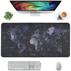 Large World Map Desk Mat – Extended Mouse Pad for Enhanced Desktop Organization and Aesthetic Appeal Premium Quality Single Deals™