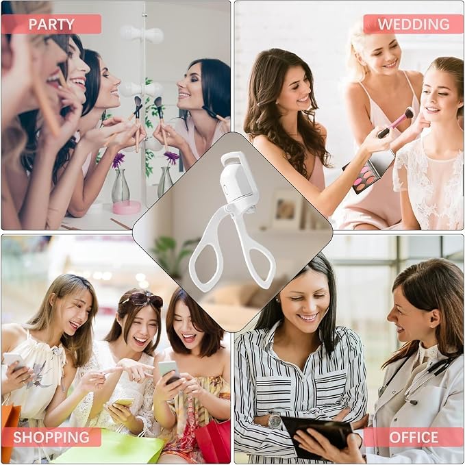 Electric Eyelash Curler – Heated Beauty Tool for Long-Lasting, Curated Lash Definition Premium Quality Single Deals™