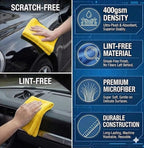 Premium 40x40cm Microfiber Towel [75 GRM] – Highly Absorbent and Durable Cloth for Versatile Use