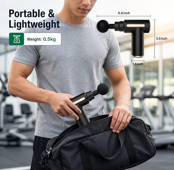 Premium Electric Massage Gun – High-Performance Percussive Recovery Tool
