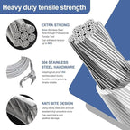 Single Deals™ 5 Meter Heavy Duty Clothes Drying Rope With Hooks - Premium Quality