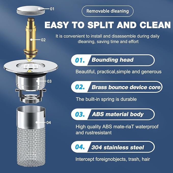 Push Button Kitchen Sink Filter – Sophisticated Maintenance Solution Premium Quality SingleDeals™
