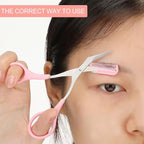 Precision Eyebrow Trimming Scissors with Integrated Comb – Ergonomic Grooming Tool for Sculpted Brows Premium Quality Single Deals™