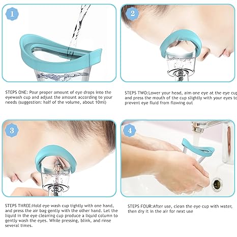 Portable Eye Wash Cup – Ergonomic Device for Gentle Eye Cleansing and Relief Premium Quality Single Deals™
