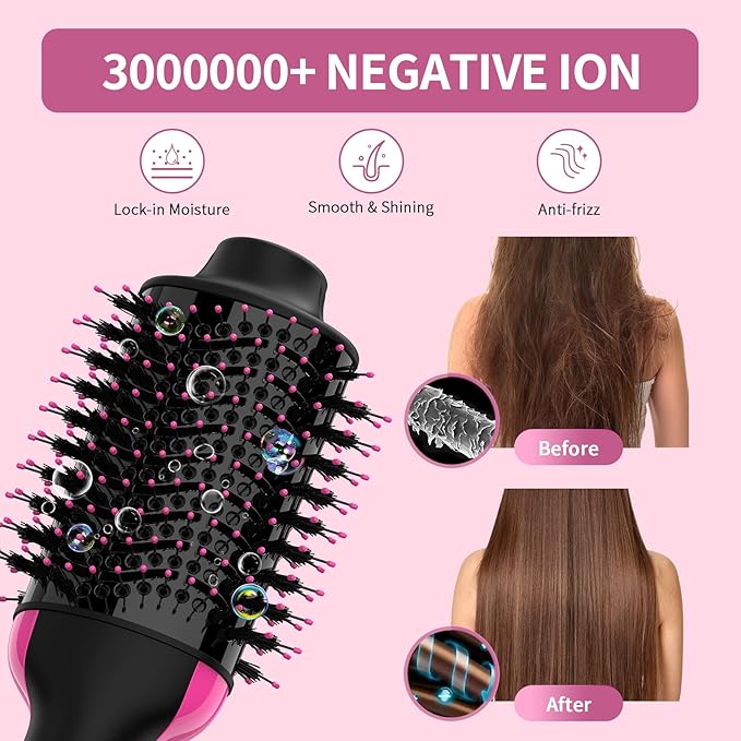 One Step Hair Dryer & Volumizer Brush – Multi-Functional Salon Styling Tool
