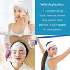 Face Wash Headband (White) – Adjustable Soft Microfiber Spa Hairband for Skincare, Makeup Application, and Facial Routines Premium Quality Single Deals™ (Copy)