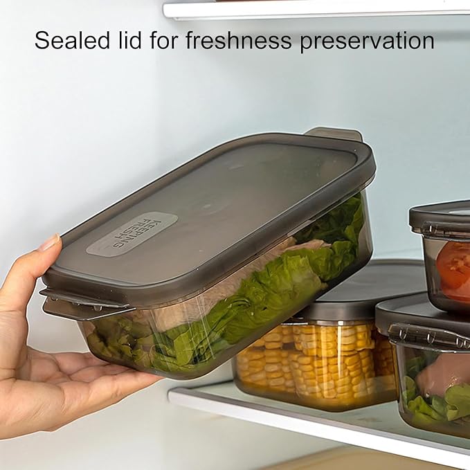 Airtight Modular Storage Box for Fresh Produce, Leftovers, and Kitchen Organization Premium Quality Single Deals™