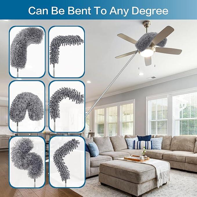 4 in 1 Microfiber Feather Duster – Sophisticated Maintenance Solution Premium Quality SingleDeals™