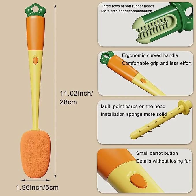 3 in 1 Sponge Brush – Sophisticated Maintenance Solution Premium Quality SingleDeals™