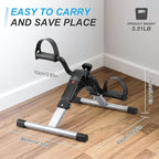 Compact Pedal Exerciser – Portable Mini Stationary Bike for Upper and Lower Body Toning Premium Quality Single Deals™