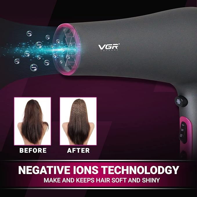 VGR Professional Hair Dryer – Salon-Quality Styling Tool